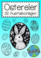 Vorschau - Mal- und Bastelvorlagen - Ostereier zum Ausmalen (32 Vorlagen) - Deckblatt
