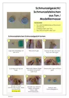 Vorschau - Mal- und Bastelvorlagen - Schmunzelgesicht aus Ton formen - Phasenbilder - Seite 2