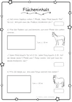 Vorschau - Arbeitsblätter - Arbeitsblätter - "Flächen und Raummaße" - Mathe - Seite 3