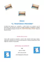 anteprima - Giochi - Gioco Il trasforma-proverbi - Pagina di copertina