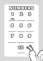 Vista previa - Otros - Numbers - números en inglés - página 1