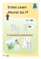 Vorschau - Fördermaterial/Inklusion - Erstes Lesen mit Momel bis Ff- Freiarbeitsübungen - Deckblatt