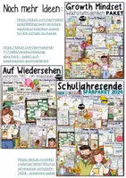 Vorschau - Aufgabenkarten - Schuljahresende Reflexion - 33 Growth Mindset Impulse - Seite 2