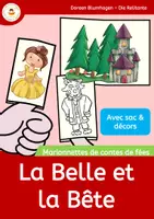 Aperçu - Matériel pour travaux manuels / dessin - La Belle et la Bête - Marionnettes à Doigts - Conte de Fées - Page de couverture