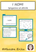 anteprima - Schede informative - "I nomi" in italiano. Ruolo e funzione - Pagina di copertina