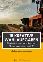 Vorschau - Arbeitsblätter - 18 Aufgaben zur Freiarbeit zu "Kannawoniwasein!" (M. Muser) - Deckblatt