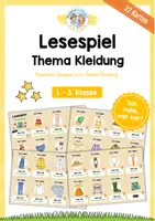 Vorschau - Arbeitsblätter - Thema Kleidung: Lesespiel (Ich habe, wer hat?) - Deckblatt