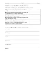 Vorschau - Arbeitsblätter - Begriffe aus dem Fußball – Quiz - Seite 1