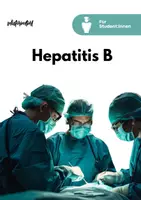Vorschau - Unterrichtsreihen - Lernheft: Hepatitis B | Impfung | Therapie (Biologie) - Deckblatt