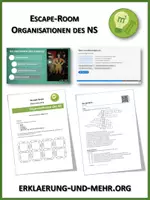 Vorschau - Stundenentwürfe - Escape Room - Organisationen des NS - Deckblatt