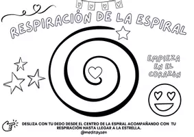 Vista previa - Manualidades / Dibujos para colorear - 3 respiraciones para infantil y primaria para colorear A4 - página 1