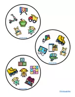 Vista previa - Juegos / Gamificación - Juego de cartas de Juguetes (Toys matching pairs card game) - página 3