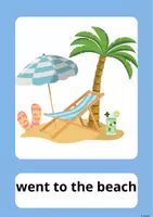 पूर्व दर्शन - गर्मियों की छुट्टियों के पोस्टर Summer Holidays Posters - Simple Past - पृष्ठ 3
