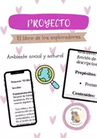 Vista previa - Para docentes: organización, planificación y formación - PROYECTO "El libro de los exploradores" - Portada