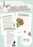 Vorschau - Arbeitsblätter - Mein Erste Hilfe Blumenstrauß Angst / Coaching Lernentwicklung Sekundarstufe - Deckblatt