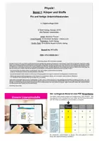 Vorschau - Arbeitsblätter - Physik! Band 1: Körper und Stoffe | Masse, Volumen, Dichte, Aggregatzustände, Elemente, Periodensystem, Mechanik | Physik Sekundarstufe I Klasse 6-9 Lösungen - Seite 1
