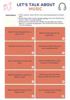 Vorschau - Arbeitsblätter - Daily Speaking - Version 3: Music, Sleeping, Personality, Neighbors, Names - Seite 1