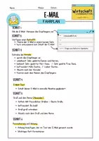 Vorschau - Arbeitsblätter - E-Mail: Fahrplan oder Schreibplan mit Lösung - Seite 3