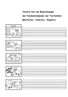 Vorschau - Arbeitsblätter - Tierfamilien am Bauernhof benennen #homeschooling - Seite 2
