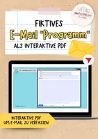 Vorschau - Interaktives Material - E-Mail: interaktive PDF als fiktives Programm - Deckblatt