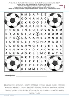 Vorschau - Arbeitsblätter - Suchsel - Nationalspieler Europameisterschaft 2024 - Deckblatt