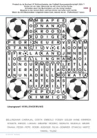 Vorschau - Arbeitsblätter - Suchsel - Nationalspieler Europameisterschaft 2024 - Seite 1