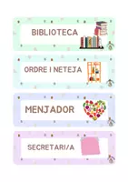 Vista previa - Decoración del aula - Cartells càrrecs d'aula - página 3