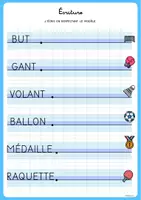 Aperçu - Feuilles d'exercices - Livret d’activités autour du sport 🏈 🏀🏅 - Page 3
