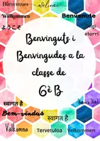 Vista previa - Decoración del aula - Cartell Benvinguts i benvingudes - página 3