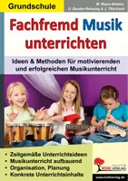 Vorschau - Stundenentwürfe - Fachfremd Musik unterrichten Grundschule | Klang, Singen, Musizieren, Bewegen, Experimentieren, Arrangements, Reggae | Musik Grundschule Klasse 1-4 Farbdruck Lösungen - Deckblatt