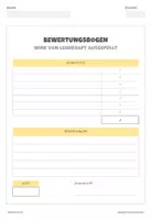 Vorschau - Arbeitsblätter - Werkstück - Leistungsbewertung/Leistungsbeurteilung - Seite 1