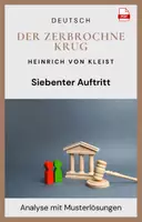 Vorschau - Unterrichtsreihen - Siebenter Auftritt: "Der zerbrochne Krug" - Heinrich von Kleist - Deckblatt