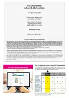 Vorschau - Arbeitsblätter - Kreuzworträtsel Advent & Weihnachten | Sachunterricht Deutsch Grundschule Sekundarstufe I Klasse 3-6 | Adventskranz, Nikolaus, Krippe, Bräuche, Rätsel, Lösungen - Seite 1