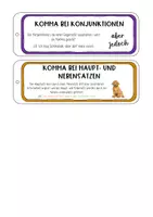 Vorschau - Merkblätter - Kommaregel-Fächer als Lernhilfe - Seite 2