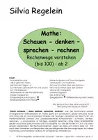 Vorschau - Arbeitsblätter - 100 in gleichen Teilen, aus: Schauen, ... rechnen, ab. 2 - Deckblatt