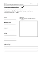 Vorschau - Arbeitsblätter - Gelb gefleckte Eidechse ("Löcher" - Louis Sachar) - Deckblatt
