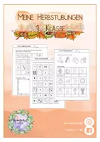 Vorschau - Arbeitsblätter - Meine Herbstübungen - fächerübergreifende Arbeitsblätter 1. Klasse - Deckblatt