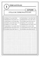Vorschau - Stationenlernen - Mathe in der Mittelschule: Terme, Gleichungen & Co - Seite 1