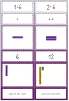 Vorschau - Stationenlernen - 6er Reihe mit den Rechenstäbchen_Legekarten - Seite 2