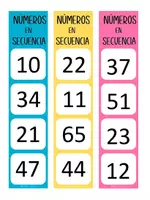 Vista previa - Juegos / Gamificación - NÚMEROS EN SECUENCIA - página 2