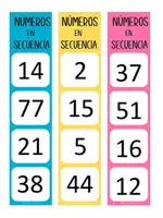 Vista previa - Juegos / Gamificación - NÚMEROS EN SECUENCIA - página 3