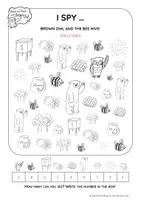anteprima - Esercizi - Brown Owl and the Bee Hive: I SPY - Pagina 3