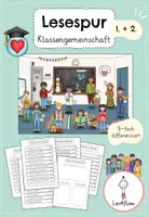 Vorschau - Arbeitsblätter - Lesespur Klassengemeinschaft - Deckblatt