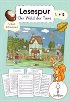 Vorschau - Arbeitsblätter - Lesespur Herbst | Der Wald der Tiere | Kl. 1 + 2 - Deckblatt