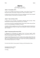 Vorschau - Test - Woyzeck - Klausur mit EWH - Dialoganalyse der 8. Szene - Woyzeck und der Doktor - Seite 1