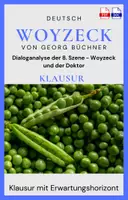 Vorschau - Test - Woyzeck - Klausur mit EWH - Dialoganalyse der 8. Szene - Woyzeck und der Doktor - Deckblatt