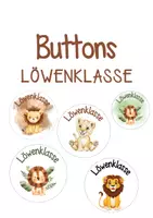 Vorschau - selbst erstellte Cliparts/Grafiken - Buttons vielfältig Löwe Löwenklasse - Deckblatt
