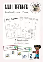 Vorschau - Arbeitsblätter - Müll trennen - Arbeitsblätter für die 1. Klasse - Deckblatt