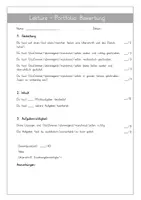 Vorschau - Lehrwerke/Schulbücher - Lektüre Portfolio Bewertungsraster - Seite 3