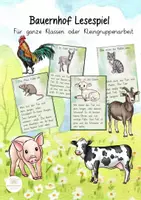 Vorschau - Spiele - Bauernhof Tiere Lesespiel Klasse 3/4 - Deckblatt